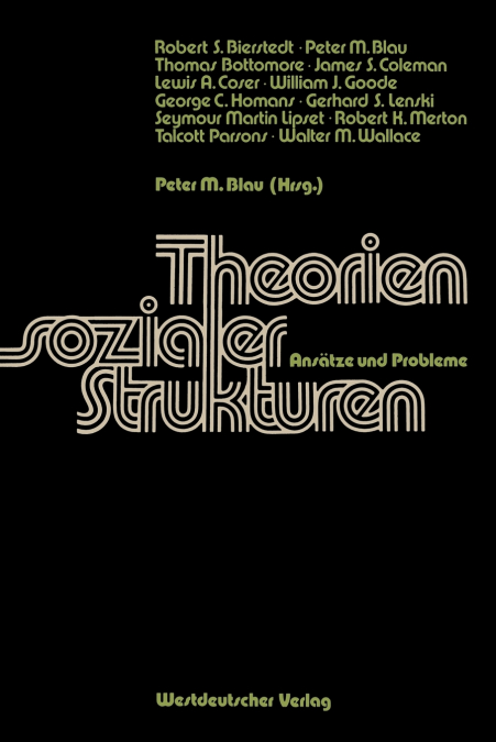 Theorien sozialer Strukturen