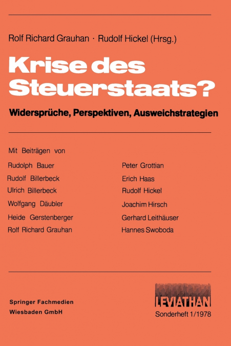 Krise des Steuerstaats?