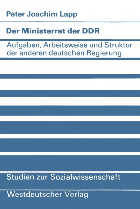 Der Ministerrat der DDR