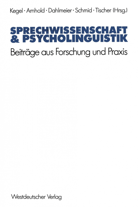 Sprechwissenschaft & Psycholinguistik