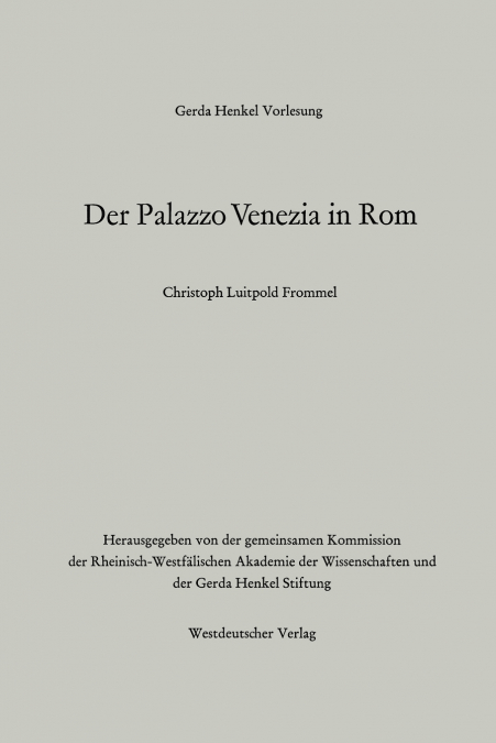 Der Palazzo Venezia in ROM