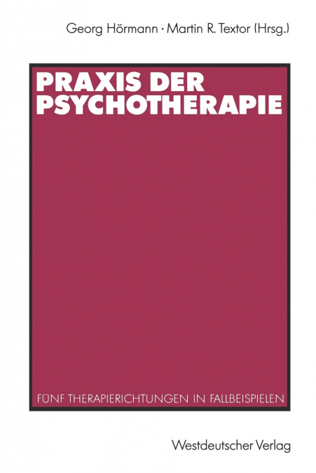 Praxis Der Psychotherapie