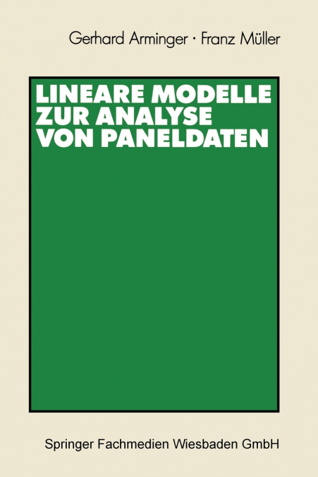 Lineare Modelle zur Analyse von Paneldaten