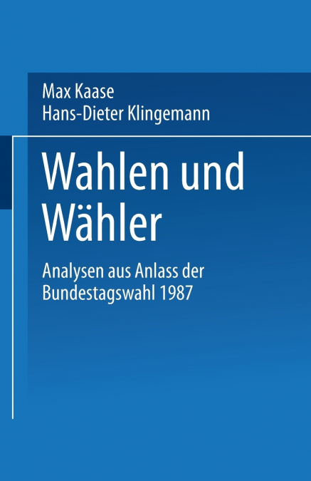 Wahlen Und Wahler