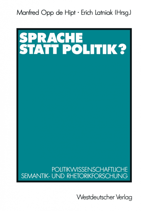 Sprache Statt Politik?