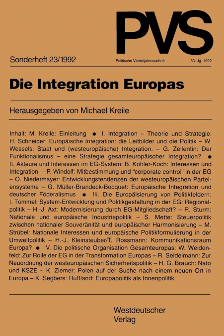 Die Integration Europas