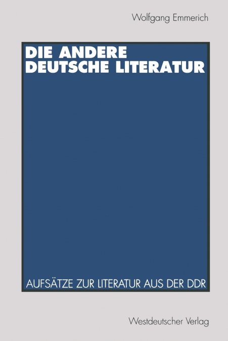 Die andere deutsche Literatur