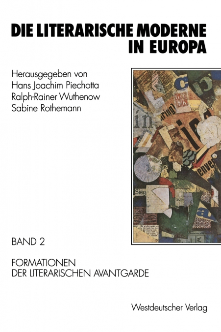 Die literarische Moderne in Europa