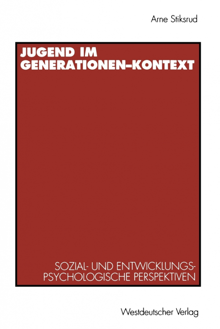 Jugend im Generationen-Kontext