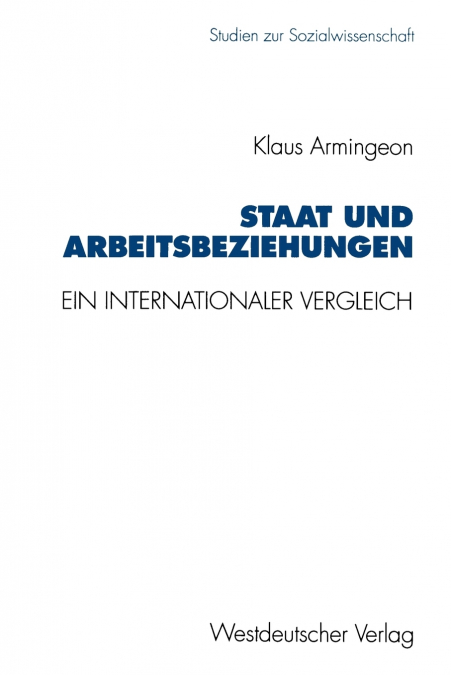 Staat Und Arbeitsbeziehungen