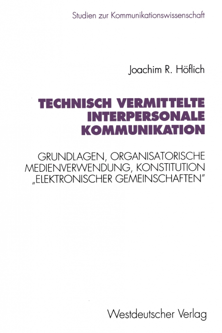 Technisch Vermittelte Interpersonale Kommunikation