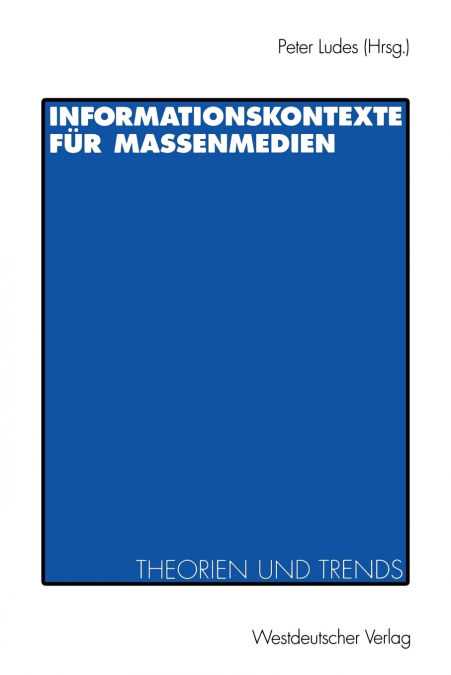 Informationskontexte Fur Massenmedien