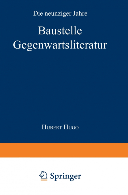 Baustelle Gegenwartsliteratur