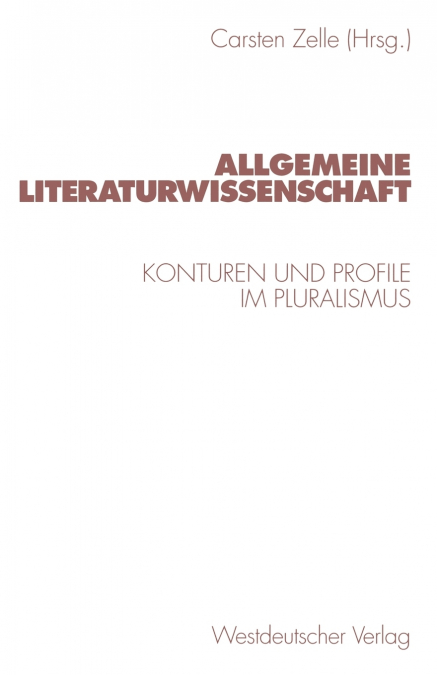 Allgemeine Literaturwissenschaft