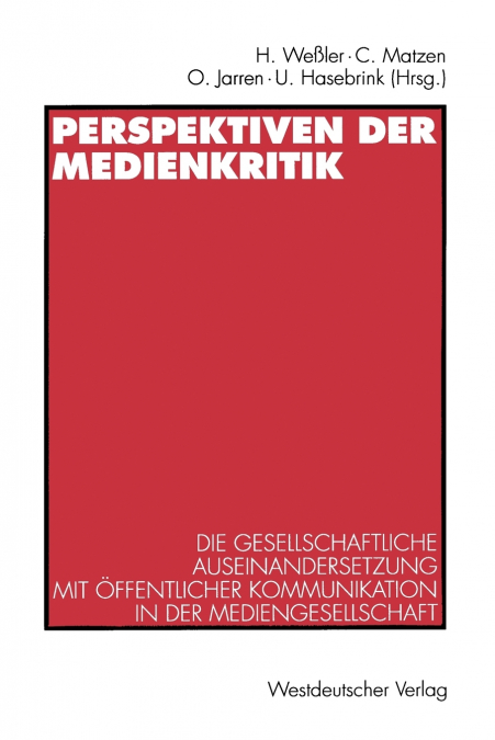 Perspektiven der Medienkritik