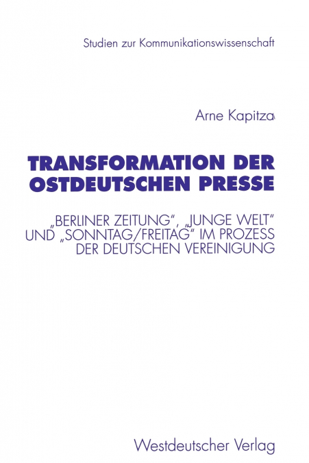 Transformation der ostdeutschen Presse