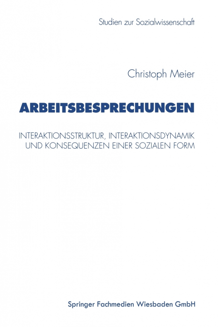 Arbeitsbesprechungen