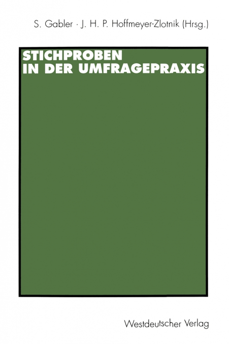Stichproben in Der Umfragepraxis