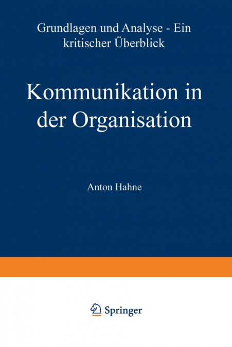 Kommunikation in der Organisation