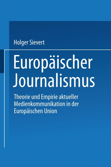 Europaischer Journalismus