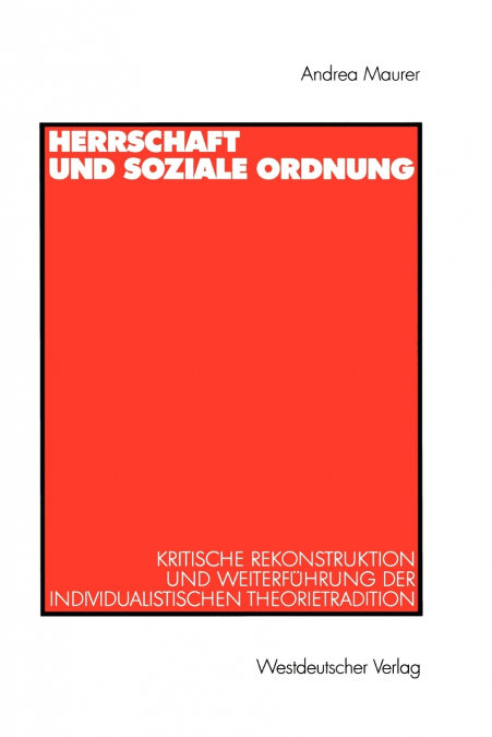 Herrschaft und soziale Ordnung