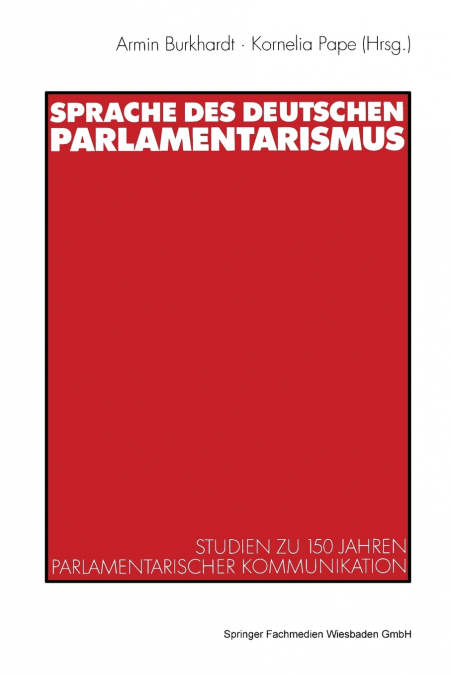 Sprache des deutschen Parlamentarismus