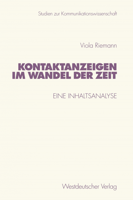 Kontaktanzeigen im Wandel der Zeit