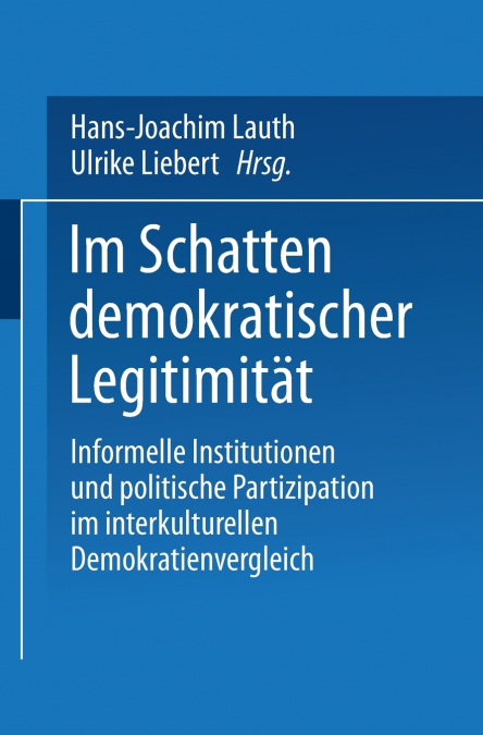 Im Schatten demokratischer Legitimität