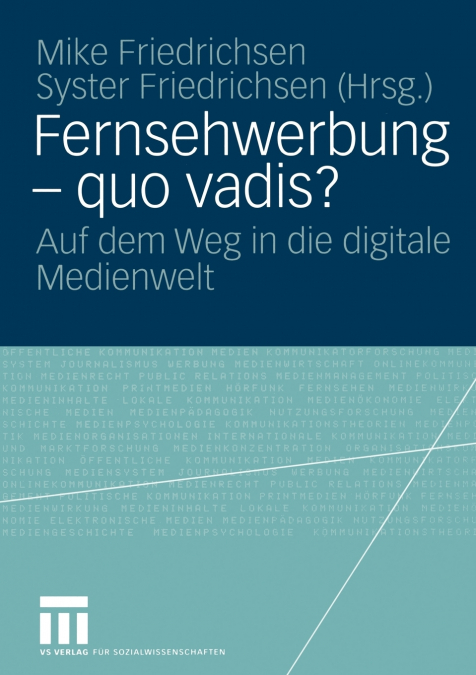 Fernsehwerbung - quo vadis?