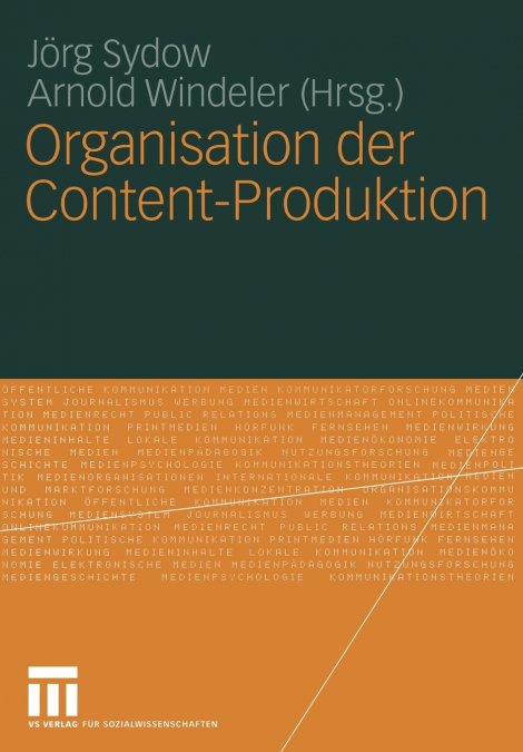Organisation der Content-Produktion