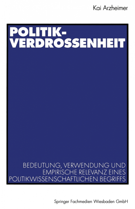 Politikverdrossenheit
