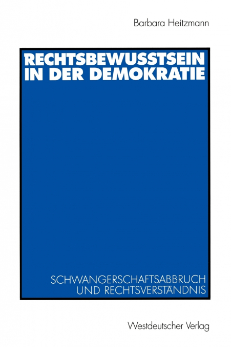 Rechtsbewusstsein in der Demokratie