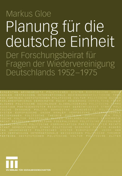 Planung für die deutsche Einheit