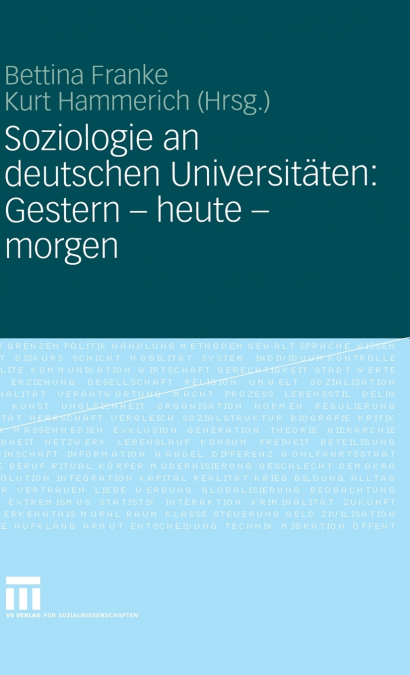 Soziologie an deutschen Universitäten