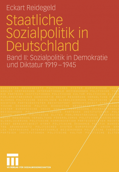 Staatliche Sozialpolitik in Deutschland