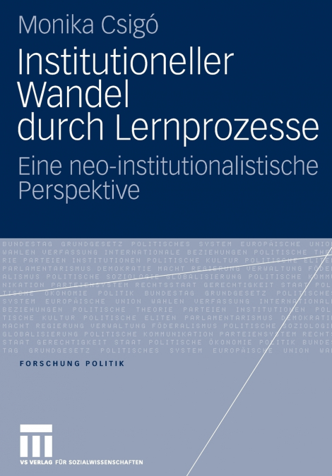 Institutioneller Wandel durch Lernprozesse
