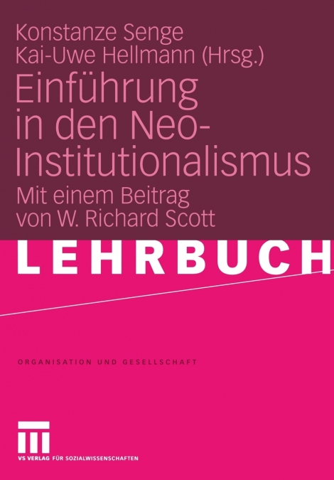 Einfuhrung in Den Neo-Institutionalismus