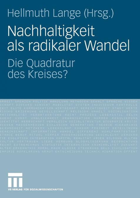 Nachhaltigkeit als radikaler Wandel