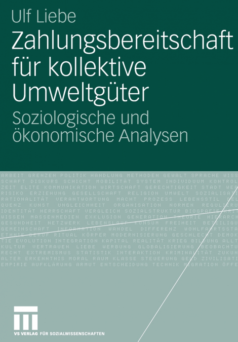 Zahlungsbereitschaft für kollektive Umweltgüter