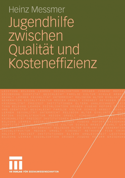 Jugendhilfe zwischen Qualität und Kosteneffizienz