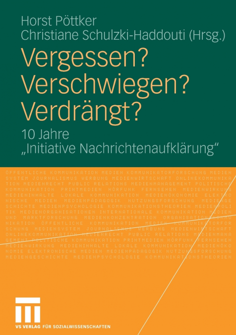 Vergessen? Verschwiegen? Verdrängt?