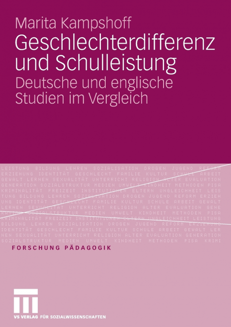 Geschlechterdifferenz und Schulleistung