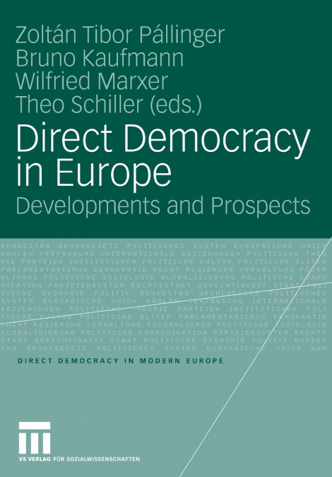 Direct Democracy in Europe