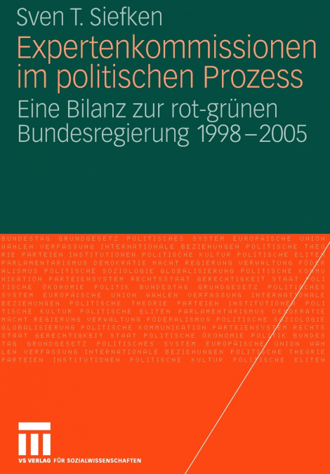Expertenkommissionen im politischen Prozess