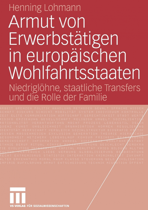 Armut von Erwerbstätigen in europäischen Wohlfahrtsstaaten