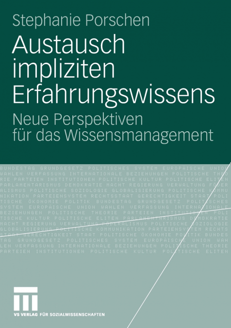 Austausch impliziten Erfahrungswissens