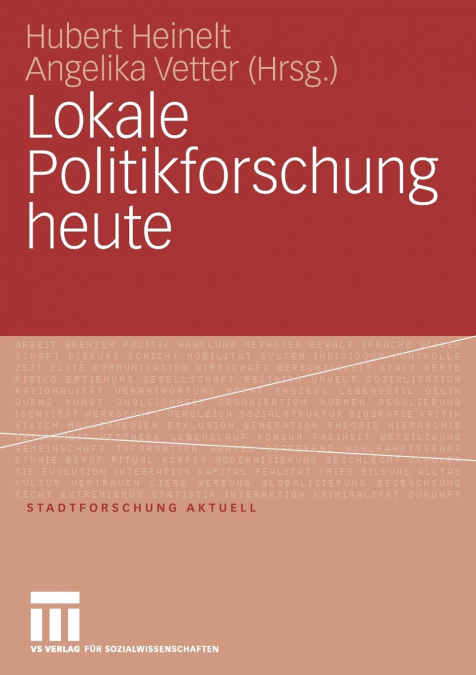 Lokale Politikforschung heute