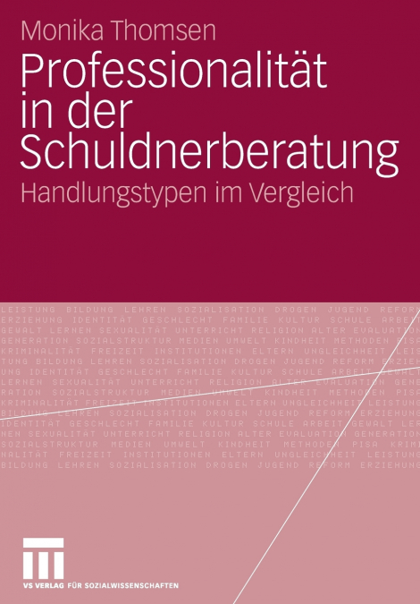 Professionalität in der Schuldnerberatung
