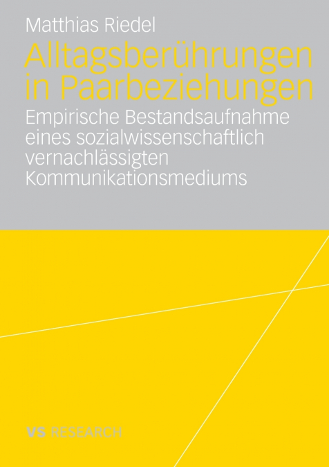 Alltagsberührungen in Paarbeziehungen