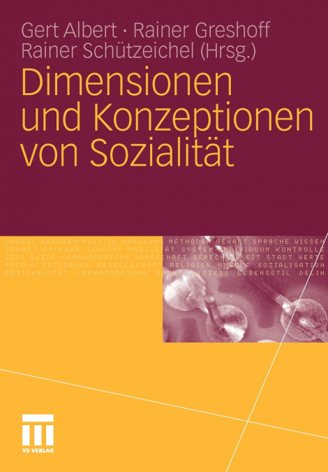 Dimensionen und Konzeptionen von Sozialität